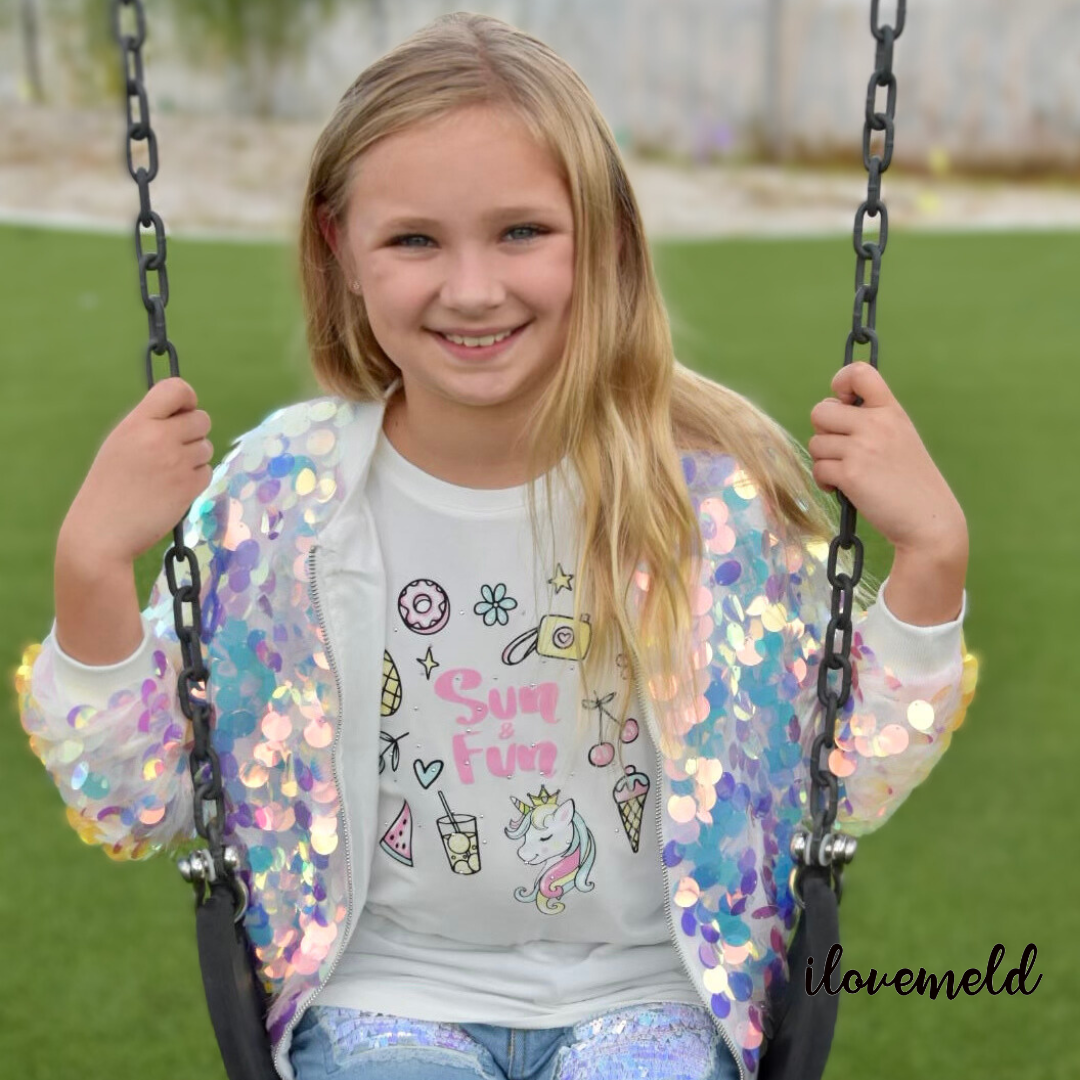 Bella Unicorn Sun Tshirt